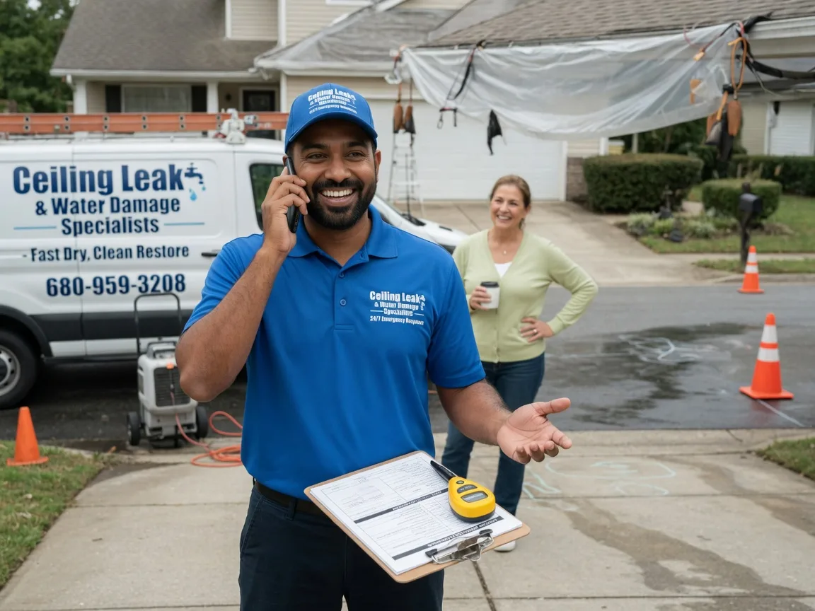 Ceiling Leak Cleanup Gideon, MO FAQs